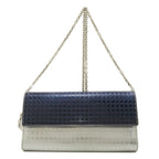 CHRISTIAN DIOR Chain Lady Cannage Long Wallet Calf Women's
