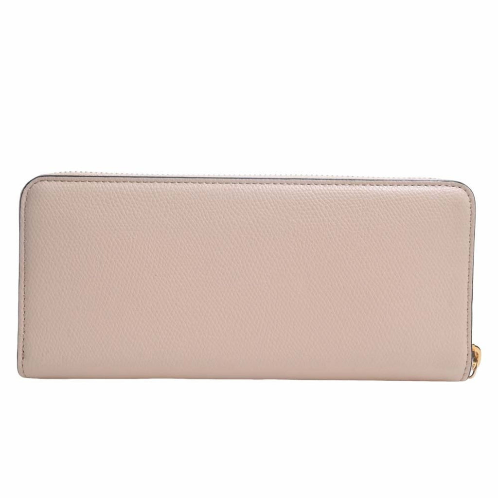 FENDI F's  Leather Long Wallet 8M0406 Pink Ladies