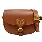 CHRISTIAN DIOR BOBBY Dior Bobby Medium Shoulder Bag Box Calfskin Brown Camel Ladies