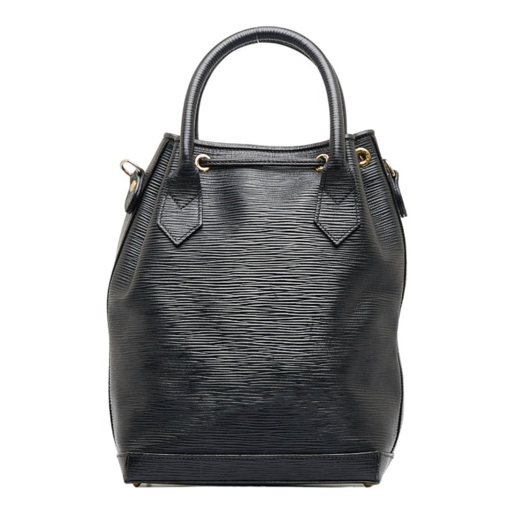 FENDI handbag shoulder bag black leather ladies