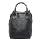 FENDI handbag shoulder bag black leather ladies