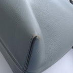 FENDI leather visor way medium handbag with twilly 8BL124 gray ladies