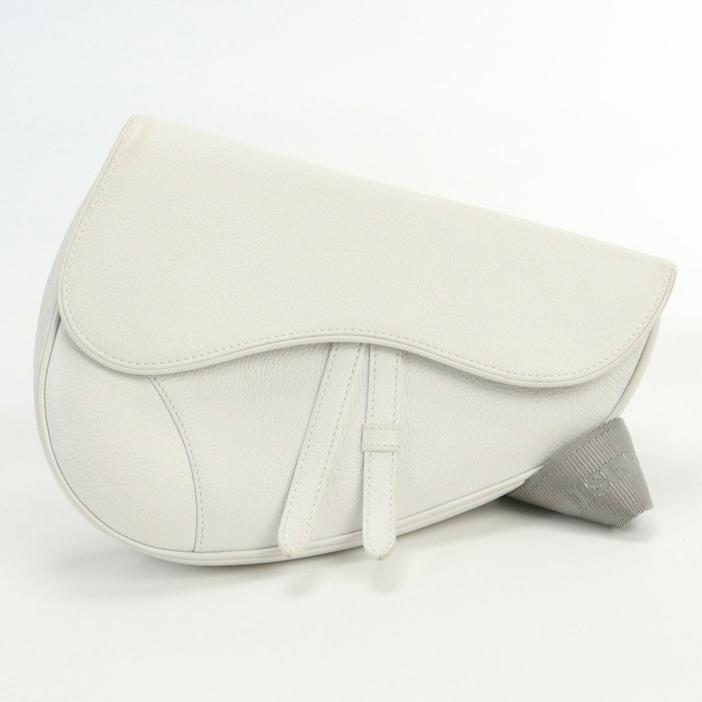CHRISTIAN DIOR Saddle Bag ADPO093 Body Leather Unisex