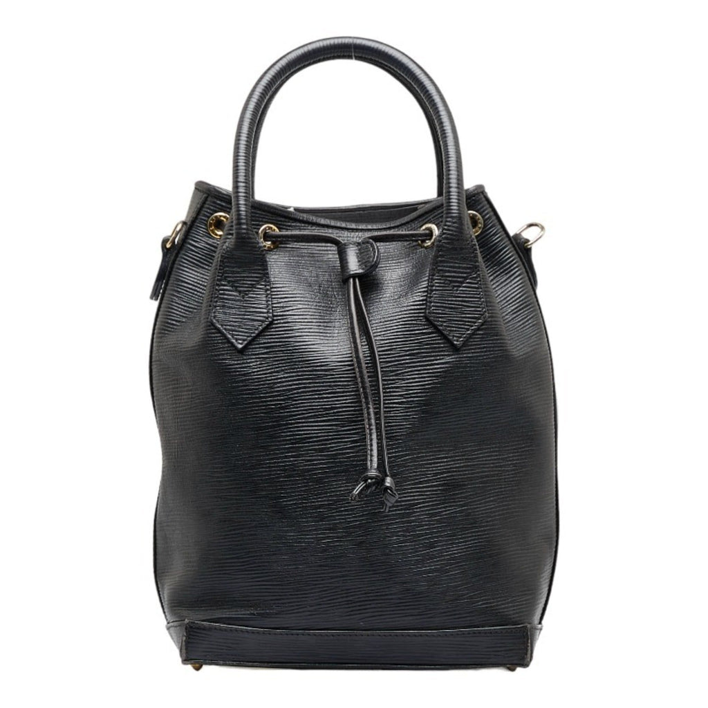 FENDI handbag shoulder bag black leather ladies