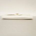 CHRISTIAN DIOR  Honeycomb Women's Leather Shoulder Bag White