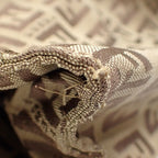 FENDI Handbag Zucchino Women's Brown Canvas Leather 8BH018