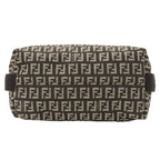 FENDI Bag Women's Shoulder Zucchino Canvas Brown 8BR317