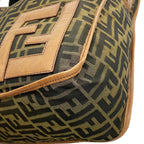 FENDI Zucca 7VA148 Women's Zucca Shoulder Bag Black,Brown,Khaki