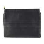 CHRISTIAN DIOR clutch bag 19S5543CGSB leather black gold metal fittings