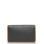 CHRISTIAN DIOR Dior Honeycomb Chain Shoulder Bag Black Brown PVC Leather Ladies