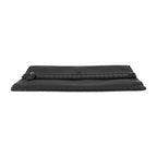 FENDI Selleria Clutch Bag 7VA376 Roman Leather Black Silver Hardware Wristlet Second Pouch