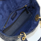 CHRISTIAN DIOR Lady Medium Canage Handbag Lambskin Women's