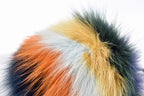 Fendi Fox Fur Calf Leather Keychain Bag Charm