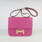 Hermes Constance Cowskin Leather Bag H017 peach golden