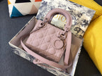 DIOR MINI LADY 17 BAG IN LIGHT PINK CALFSKIN
