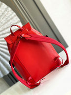 Louis Vuitton x SUPREME CHRISTOPHER SMALL BACKPACK 47 IN RED EPI CALFSKIN