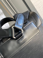 Louis Vuitton x SUPREME CHRISTOPHER SMALL BACKPACK 47 IN BLACK EPI CALFSKIN