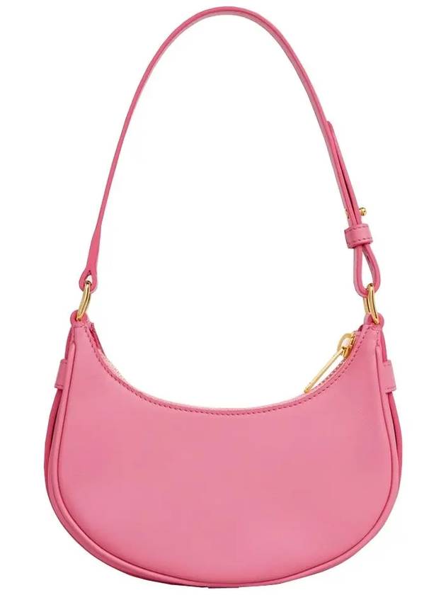 CELINE Abba Smooth Leather Mini Shoulder Bag Flamingo Pink