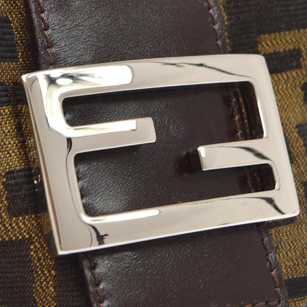 FENDI Zucca Mini Hand Bag Brown 39762