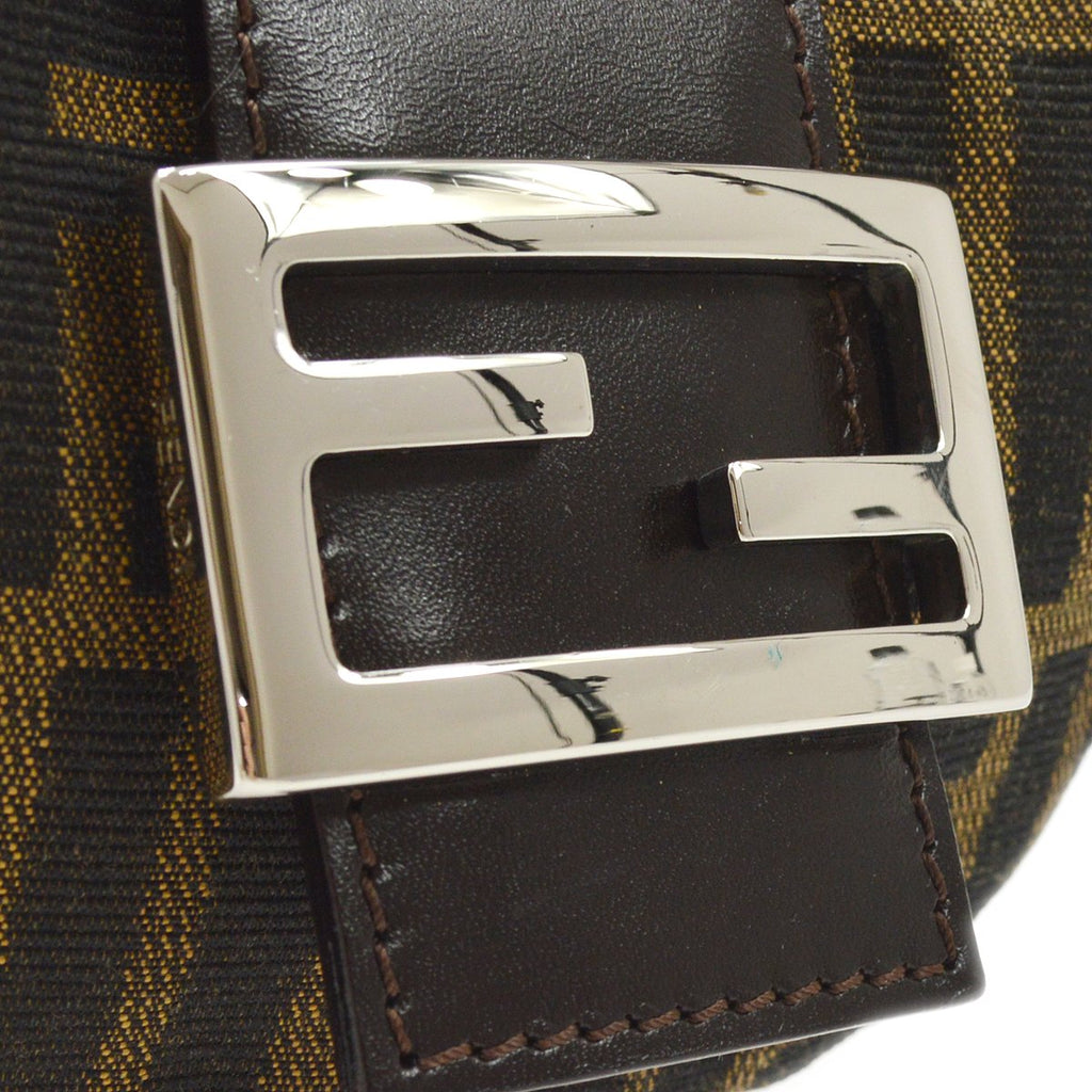 FENDI Zucca Mini Hand Bag Brown 60412