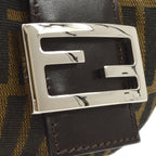 FENDI Zucca Mini Hand Bag Brown 60412