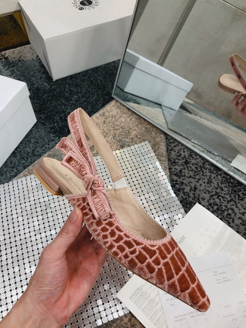 DIOR 25 J'A DIOR Slingback Flat Mesh and Fabric 237886