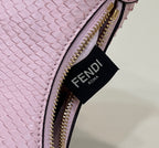 FENDI FENDIGRAPHY MINI 16 BAG IN LIGHT PINK CALFSKIN GOLD HARDWARE
