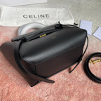 Celine FISH BAG 24 BLACK COWHIDE LEATHER