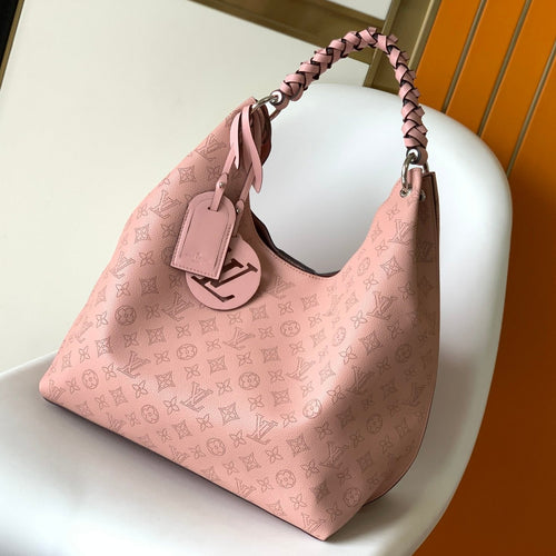 Louis Vuitton CARMEL HOBO 40 PINK MAHINA