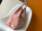 Louis Vuitton CARMEL HOBO 40 PINK MAHINA