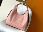 Louis Vuitton CARMEL HOBO 40 PINK MAHINA