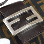 FENDI Zucca Mini Hand Bag Brown 02238