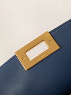 FENDI Peekaboo ISeeU Small 27cm Bag brown lambskin gold hardware