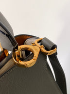 FENDI Peekaboo ISeeU Small 27cm Bag grey lambskin gold hardware