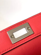 FENDI Peekaboo ISeeU Petite 20 Bag Hot Pink Lambskin Shw