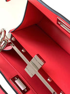 FENDI Peekaboo ISeeU Petite 20 Bag Hot Pink Lambskin Shw