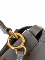 FENDI Peekaboo Mini 23cm Bag taupe lambskin gold hardware