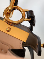 FENDI Peekaboo ISeeU Small 27cm Bag black lambskin gold hardware