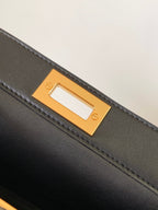 FENDI Peekaboo ISeeU Small 27cm Bag light brown lambskin gold hardware