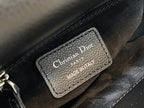 DIOR mini lady 17cm black calfskin shw