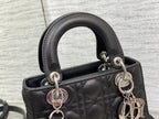 DIOR small lady 20 black calfskin shw