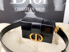 DIOR MONTAIGNE 19 HANDBAG IN BLACK CALFSKIN