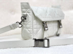 DIOR SMALL  DIORCAMP BAG 23 IN WHITE CALFSKIN