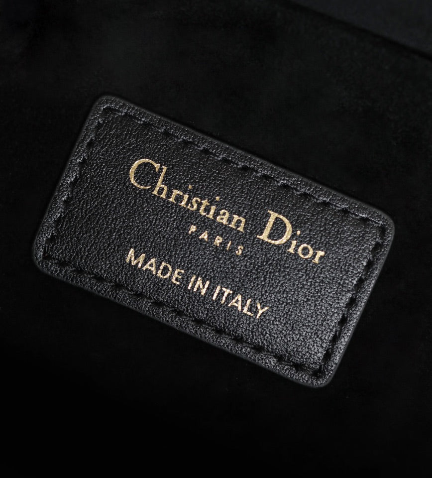 DIOR LARGE TOTE BOOK 36 BAG IN BLACK CALFSKIN