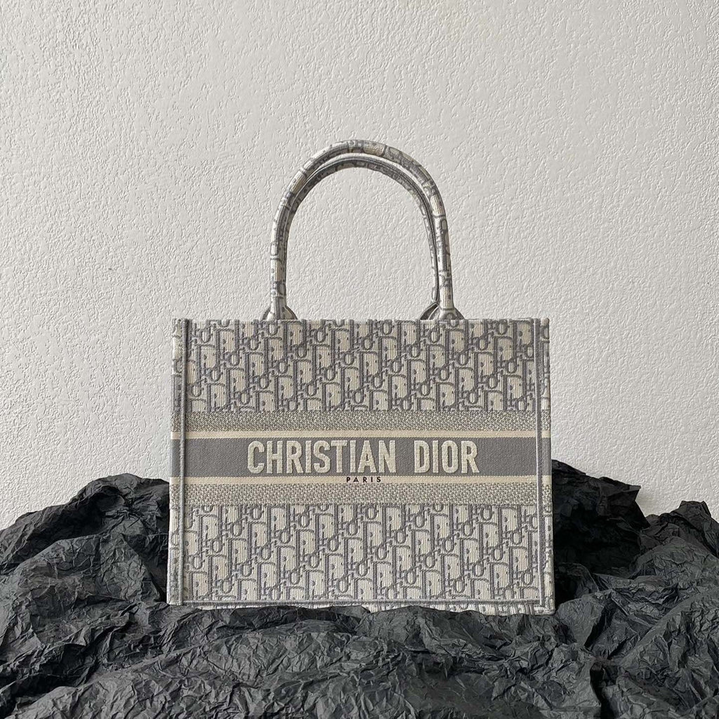 DIOR Medium Book Tote 36cm Grey