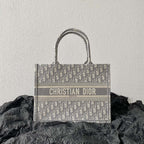 DIOR Medium Book Tote 36cm Grey