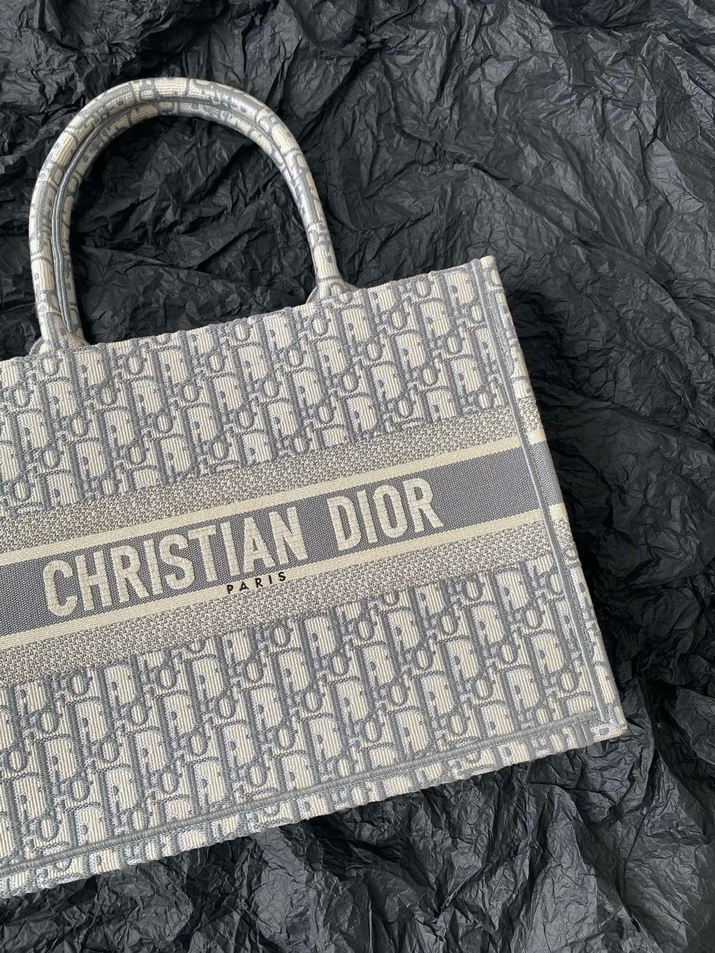 DIOR Medium Book Tote 36cm Grey