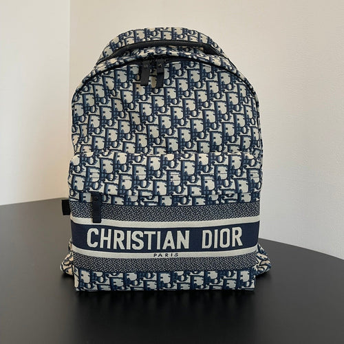 DIOR TRAVEL BACKPACK 41 IN OBLIQUE JACQUARD