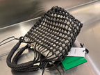 Bottega Veneta CAVALLINO 23 BAG IN BLACK LAMBSKIN