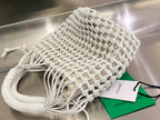 Bottega Veneta CAVALLINO 23 BAG IN WHITE LAMBSKIN